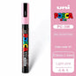 1pcs Japan UNI POSCA Markers PC-1M/3M/5M Acrylic Graffiti Pen Waterproof DIY Stackable Color Art Painting School Supplies