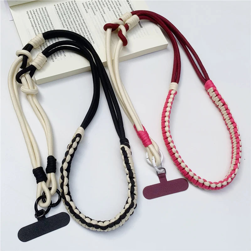 New Korean Crossbody Mobile Phone Hanging Rope Neck Lanyard Wrist Strap DYM Removable Phone Lanyard Water Cup Hanging Rope