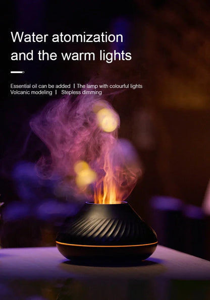 Volcano Aromatherapy Diffuser Portable Desktop Essential Oil Aroma Diffuser Home Air Humidifier Purifier/Essential Oil Set