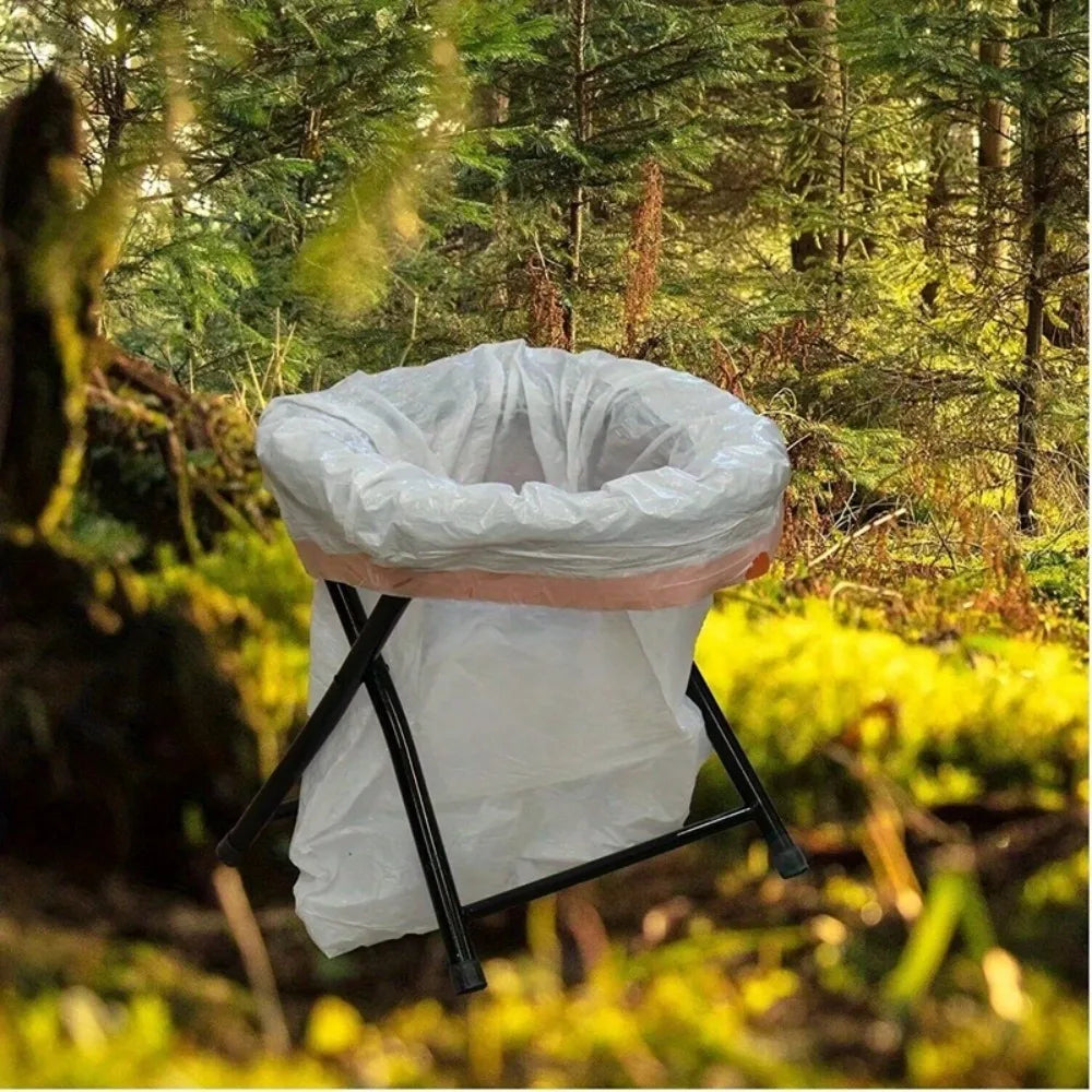Portable Camping Toilet, Emergency Toilet, Folding Toilet Suitable for Camping, Travel & Emergency