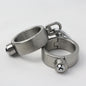 Heavy Duty Stainless Steel Handcuffs Ankle Cuffs Neck Collar Press Lock BDSM Restraints Bondage Adult Games Sex Toys for Couples