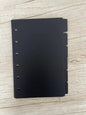 A5 A6 A7 Pink Black  Index Divider Cute 6 Holes For Binder Planner Notebook Stationery Notebook Paper Divider Accessories