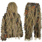 JOAXOR Ghillie Suit 3D Leafy Camo Hunting Suits, Woodland Gilly Suits Gillies Suits for Men, Leaf Camouflage Hunting Suits
