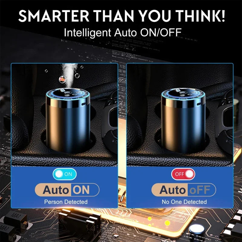 5 Modes Adjustable Smart Car Air Freshener Car Smell Air Freshener Automatic Car Scent Starry Sky Ceiling Ambient Light