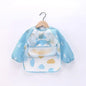Waterproof Full Sleeve Baby Bibs Children Apron Long Sleeve Feeding Smock Kids Eating Breastplate Infant Scarf Clothing