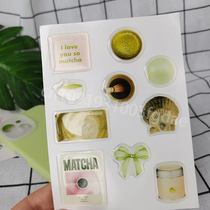 personal phone case dome epoxy sticker silicon resin ipad label popular decorative crystal gel logo jelly cute DlY glass shapes