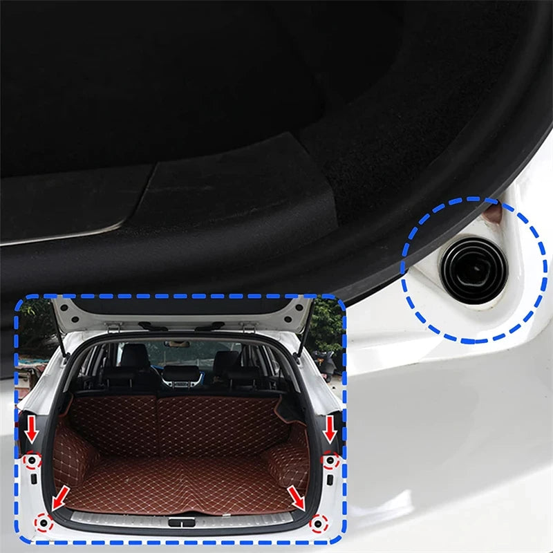 10/20 Pcs Car Door Pads Shock-Absorbing and Silent Mat Anti-collision Silicone Door Protector Stickers Buffer Gasket Accessory