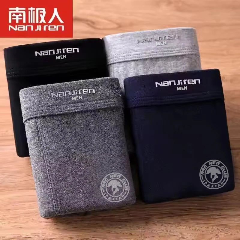 Plus Size Men Underwear Boxer Brand Man Underpants Solid Shorts Cotton Boxer Home Middle Male Boxer Shorts Sexy L-6xl