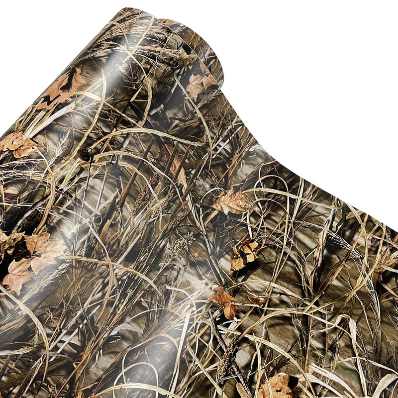 Premium Shadow Grass Blades Camouflage Vinyl Wrap Film Roll DIY Self Adhesive Decal Sticker Automotive Car Wrapping Foil