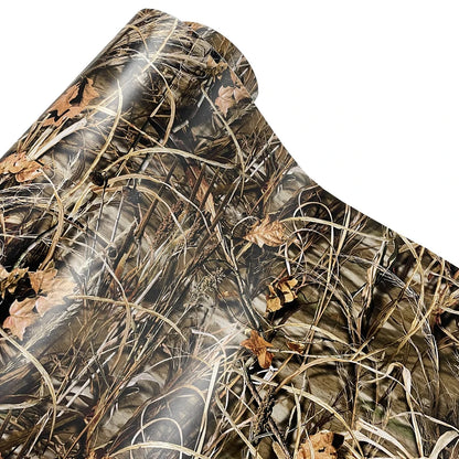Premium Shadow Grass Blades Camouflage Vinyl Wrap Film Roll DIY Self Adhesive Decal Sticker Automotive Car Wrapping Foil