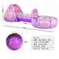 IMBABY 3 In 1 Children Balls Pool Toys Tent Crawling Tunnel Foldable Baby Ballon Playpen Kids Tent Ball Pit Baby Playground
