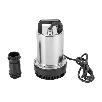 6000L/H Submersible Sewage Pump, 12V DC Sewage Dirty Water Pump 160W Stainless Steel Durable Drain Septic Sump Celler Pump