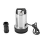 6000L/H Submersible Sewage Pump, 12V DC Sewage Dirty Water Pump 160W Stainless Steel Durable Drain Septic Sump Celler Pump
