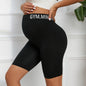 Maternity Yoga Shorts Over The Belly Women's Maternity Biker Pregnancy Shorts for Workout