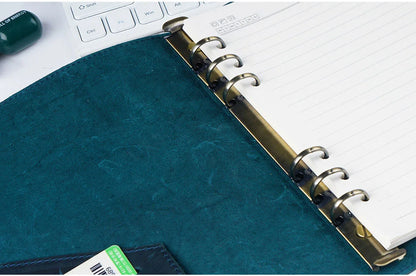 Metal Spiral Rings Binder Clip With 2 Pairs of Screw For Diary Notebook Planner A7 Binder Clip File Folder