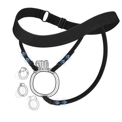Sissy Chastity Belt Harness For Male Chastity Cage Auxiliary Lock Belts Penis Bondage Band Underwear BDSM Sex Toys For Men