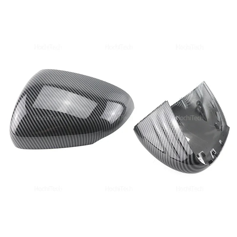 For Mercedes-Benz W177 V177 C118 X118 2018-2023 Black Carbon Fiber Car Rear View Door Wing Side Mirror Cover Caps Shell Case