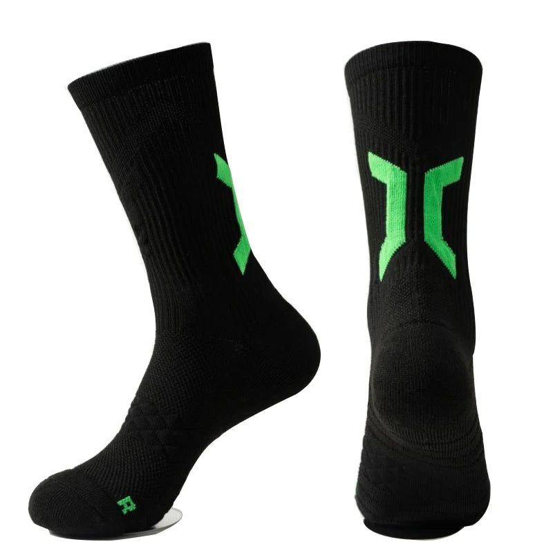 1/3pair professional basketball socks Men marathon compression running sport socks thick towel socks skateboarding socks for man