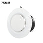 1X 75-200mm Round Air Vent Louver Grille Cover Outlet Adjustable Exhaust Vent Ducting Ventilation Grilles Ceiling Air Vent Cover