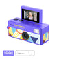 Ourlife Digital Camera 180° Flip Screen Selfile Keychain Camera Retro Support Memory Card HD Very Small Camcorder Video Recorder