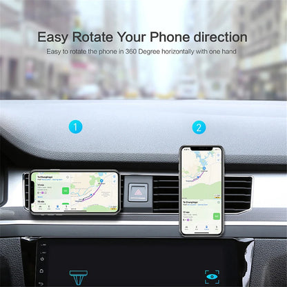 Magnetic Car Mobile Phone Holder Air Vent Clip Smart Phone Stand Mini Magnetic Car GPS Bracket For iPhone Huawei Xiaomi Realme