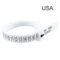 UK/US/EU/HK/JP Ring Sizer Finger Circumference Size Measurement Belt Measuring Reusable Finger Size Gauge Jewelry Sizing Tool