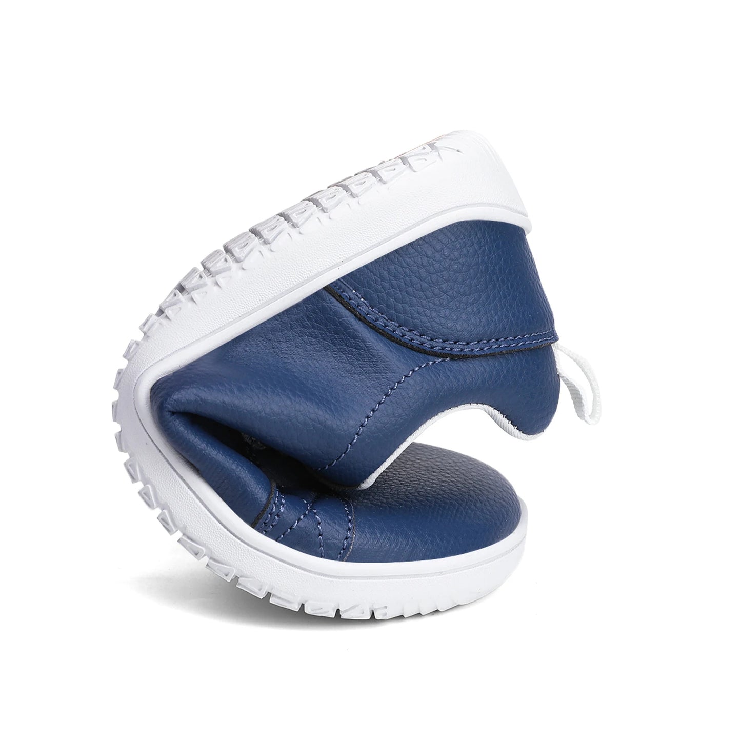Boys Girls Barefoot Shoes Kids Wide Toe Minimalist Fashion Sneakers Lightweight Hook Loop Artificial Leather Walking Flats