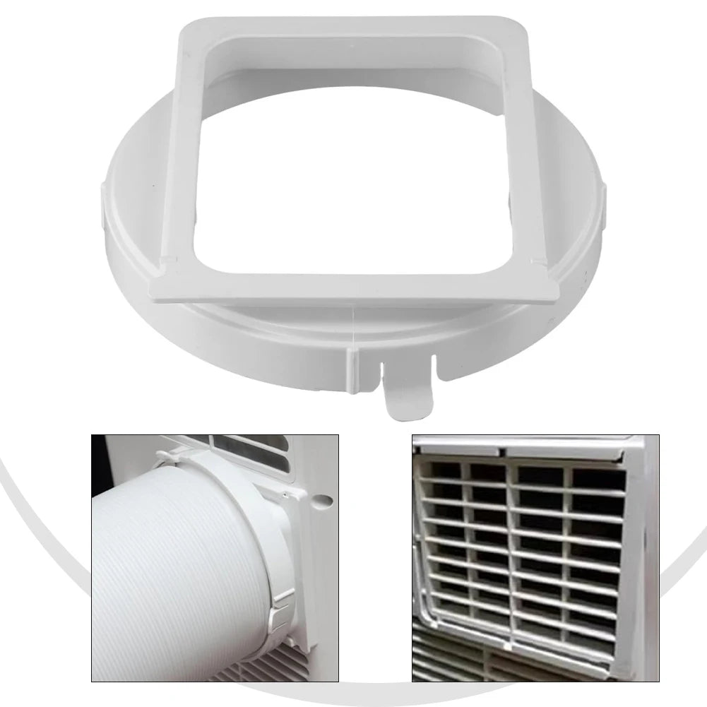 For Comfee Portable Air Conditioner Hose Adapter with Square to Round Interface 5 9 Inch Diameter Exhaust Pipe Body Connector