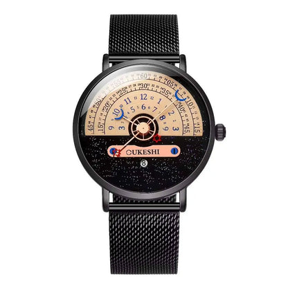 Fashion Mesh Band Men Business Watches Calendar Quartz Wristwatches For Mens Clock Reloj Hombre