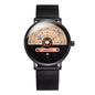 Fashion Mesh Band Men Business Watches Calendar Quartz Wristwatches For Mens Clock Reloj Hombre