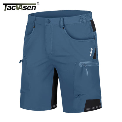 TACVASEN Men's Lightweight Shorts Outdoors Hiking Fishing Short Pants with Multiple Pockets Quick Dry Summer Work Cargo Shorts