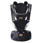 3 IN 1 Baby Hipseat Carrier Backpack Straps for Infant Toddler 0-36M Ergonomic With Windproof Hat for Winter Luminous Strips