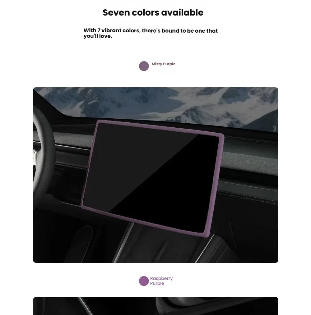 For Tesla Model Y/YL/3 Highland Center Console Wireless Charging Silicone Pad Cup Holder Mat Anti-slip black style accessories