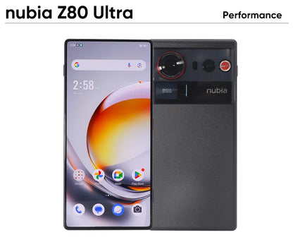 Global Version Zte Nubia Z80 Ultra 5g Snapdragon 8 Elite Gen 5 7200Mah 6.85'' 144Hz Oled Display 90W Fast Charging 64Mp+50Mp Ai