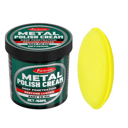 Multi-functional Metal Polishing Paste - Quick Chrome Repair, Shine Restoration and Rust Remover - Suitable for Cars and Motorcy