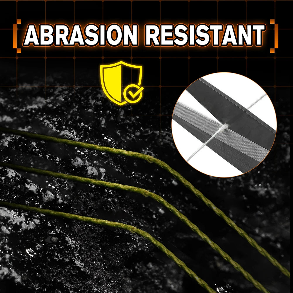 ZUKIBO Nanofil Crystal Unifilament Fishing Line Green Smooth Thin  Line Abrasion Resistant Zero Memory for Spinning Reels