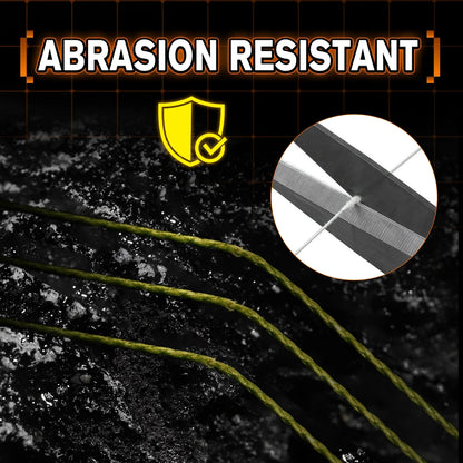 ZUKIBO Nanofil Crystal Unifilament Fishing Line Green Smooth Thin  Line Abrasion Resistant Zero Memory for Spinning Reels