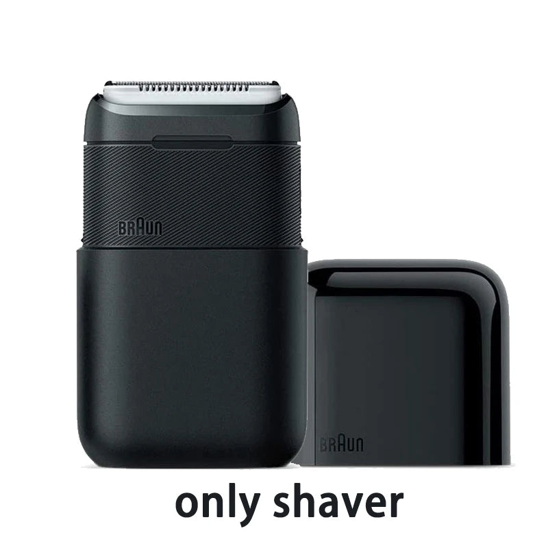 Braun Electric Shaver Series X M1012 Portable Mini Shaver Wet Dry Double Use Rechargeable Electric Travel Razor Washable