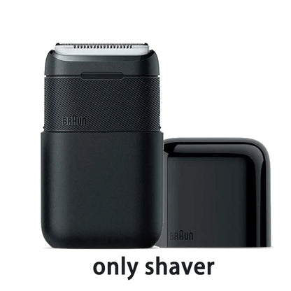 Braun Electric Shaver Series X M1012 Portable Mini Shaver Wet Dry Double Use Rechargeable Electric Travel Razor Washable