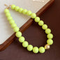 Multicolor Irregular Acrylic Beaded Bangles for Women Geometric Smudge String Bracelet Beach Vacation Style Couple Jewelry W