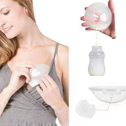 Silicone Mother's Milk Collector With Scale Wearable Anti Spill Breast Pads Nipple Pain Protector Maternity Breastfeeding