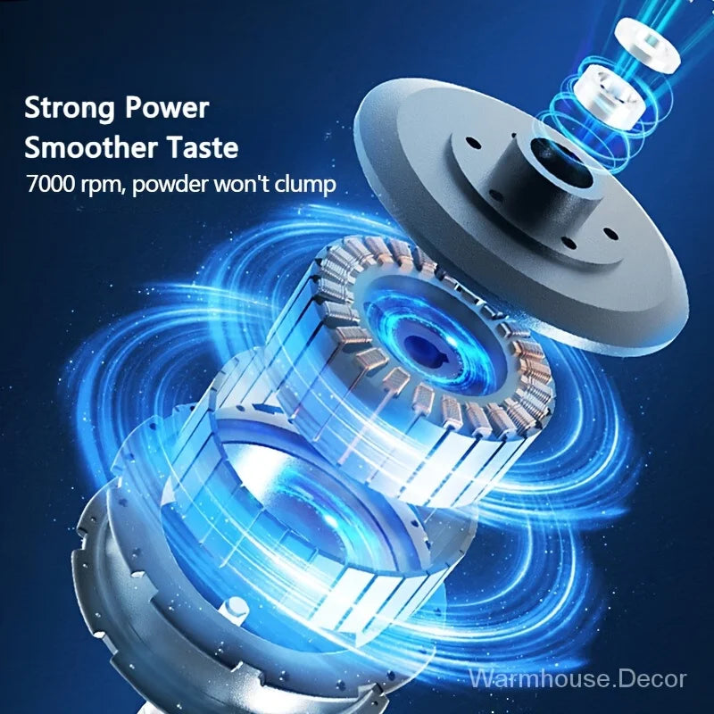 New Detachable Electric Mixing Cup Electric Protein Powder Shaker Cup USB Rechargeable Reusable Suitable For Lndoor/Outdoor Use