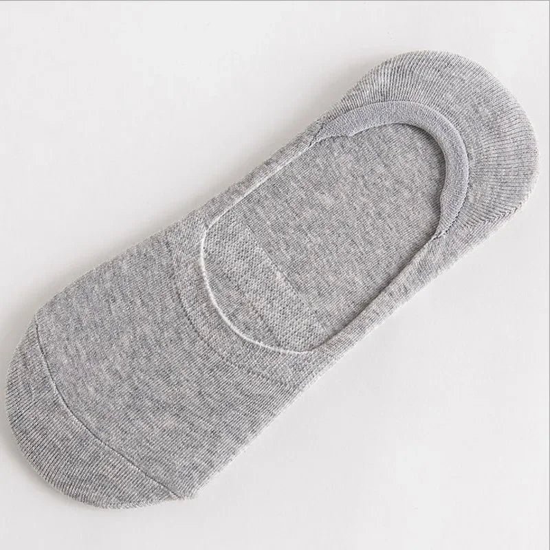 Men Boat Cotton Socks Summer Autumn Non-slip Silicone Invisible Breathable Socks Male Ankle Sock Slippers Sports Socks