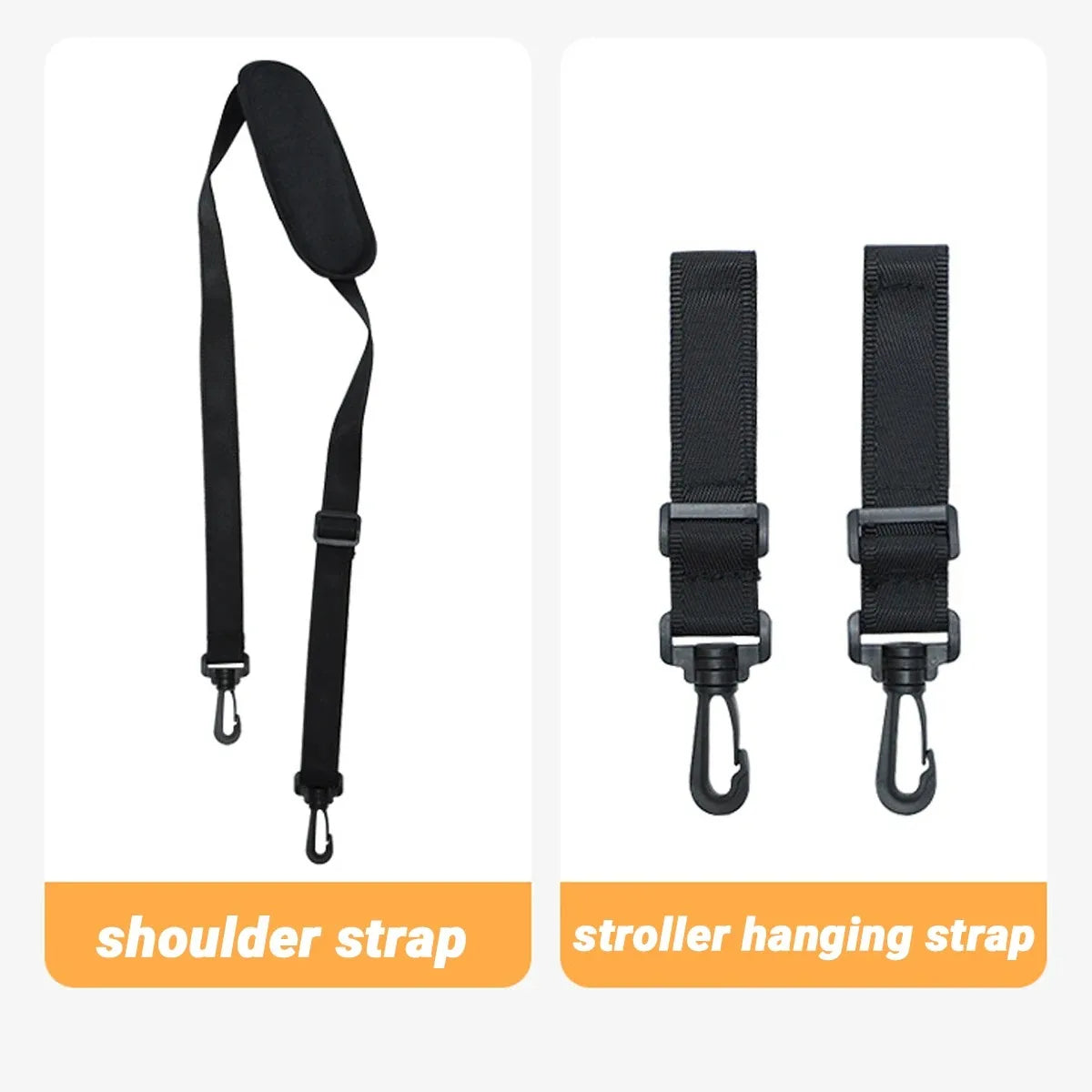 Stroller Organizer Bags Mummy Large Capacity Travel Hanging Bag Bottle Holder Pram Diaper Bags Baby Stroller Accessories