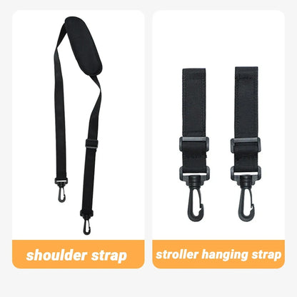 Stroller Organizer Bags Mummy Large Capacity Travel Hanging Bag Bottle Holder Pram Diaper Bags Baby Stroller Accessories