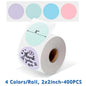 Munbyn/Nelko Holographic Laser Silver Sticker DIY Seal Labels for Card Festival Crafts Party Decorations for 241BT 246S D520