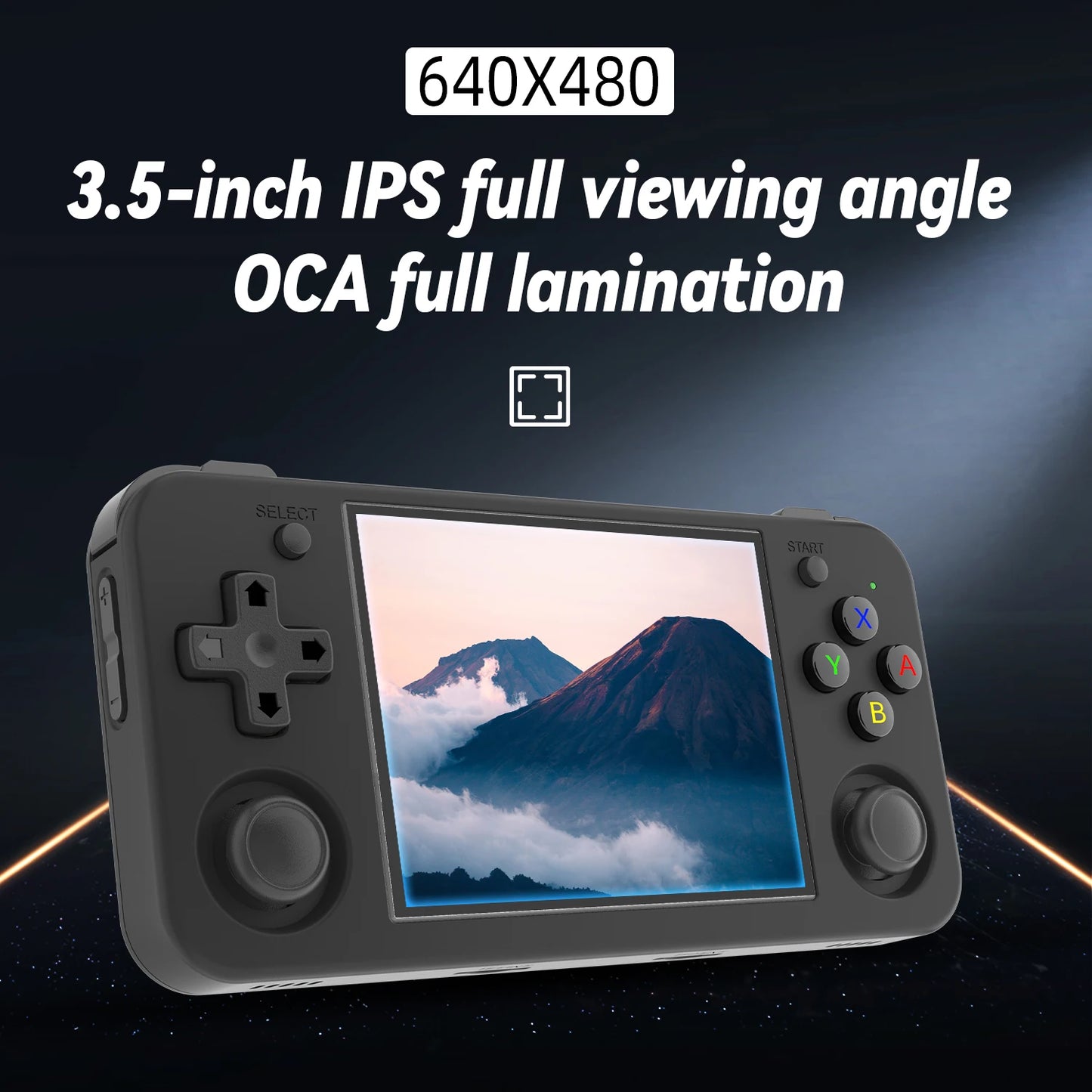 Anbernic RG35XX H Handheld Game Console 3.5" IPS Screen Linux 64-bit 3300mAh Retro Gaming Player Supports HD TV-Output Kids Gift