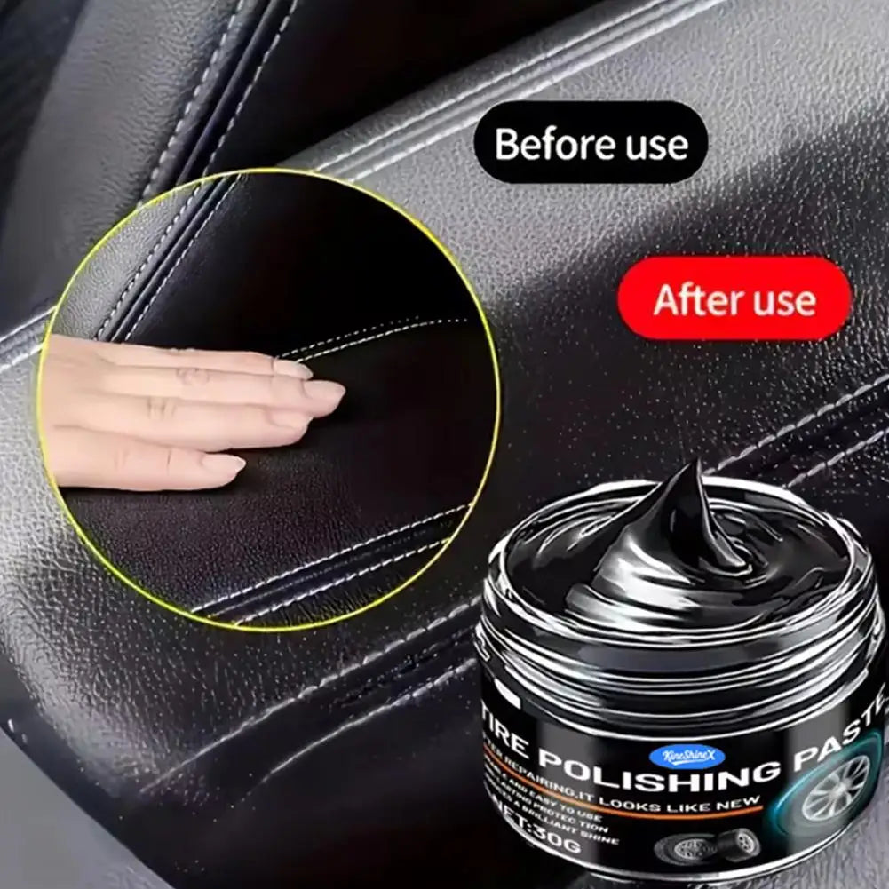 Car Interior Scratch Repair Cream Interior & Exterior Plastic Polishing Wax Black Interior And Dashboard Plastic Surface Repair
