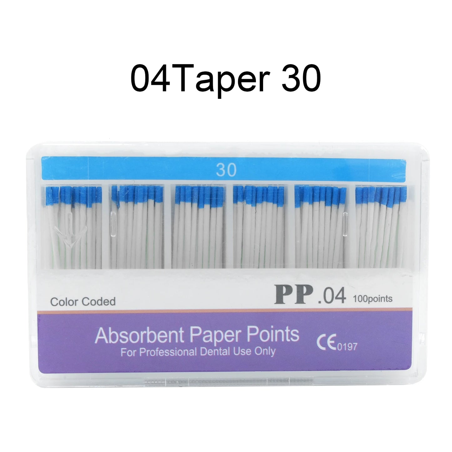 WELLCK 1 Box Dental Absorbent Paper Points Sterile Mixed Sizes 02 04 06 Taper 15-40# For Dentist Use Dentistry Materials