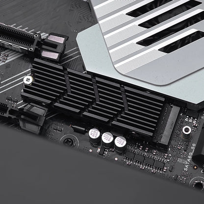 M.2 SSD NVMe Heat Sink heatsink M2 2280 SSD Hard Disk Aluminum Heat Sink with Silicone Thermal Pad for PC / PS5 PCIE 2280 SSD